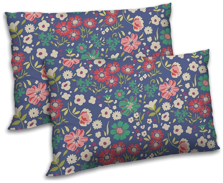 

RADANYA Floral Polyester Digitally Printed Pillow Set -18x27 inch