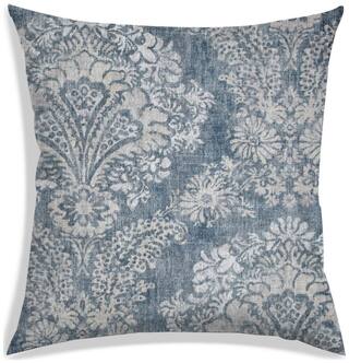 RADANYA Floral Polyester Grey Cushion Cover ( Small , Pack of 1 )