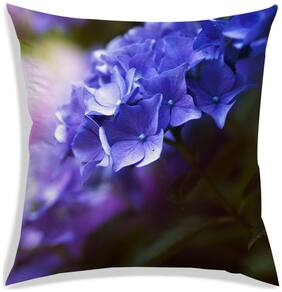 RADANYA Floral Polyester Purple Cushion Cover ( Large , Pack of 1 )