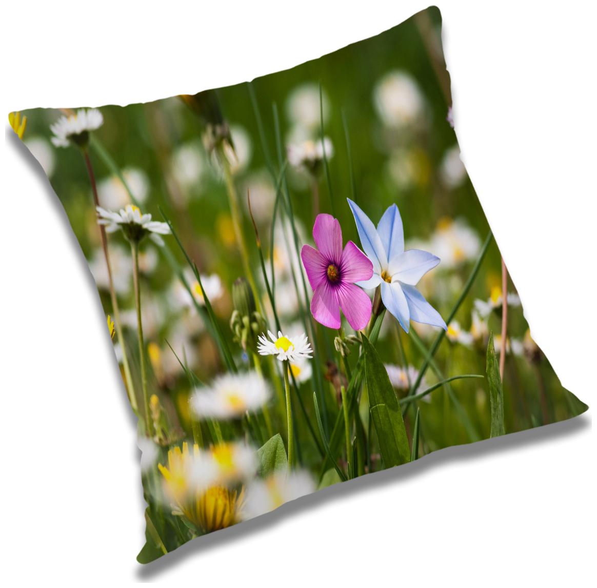 

RADANYA Floral Cushion Cover with Filler Set 16x16 inch