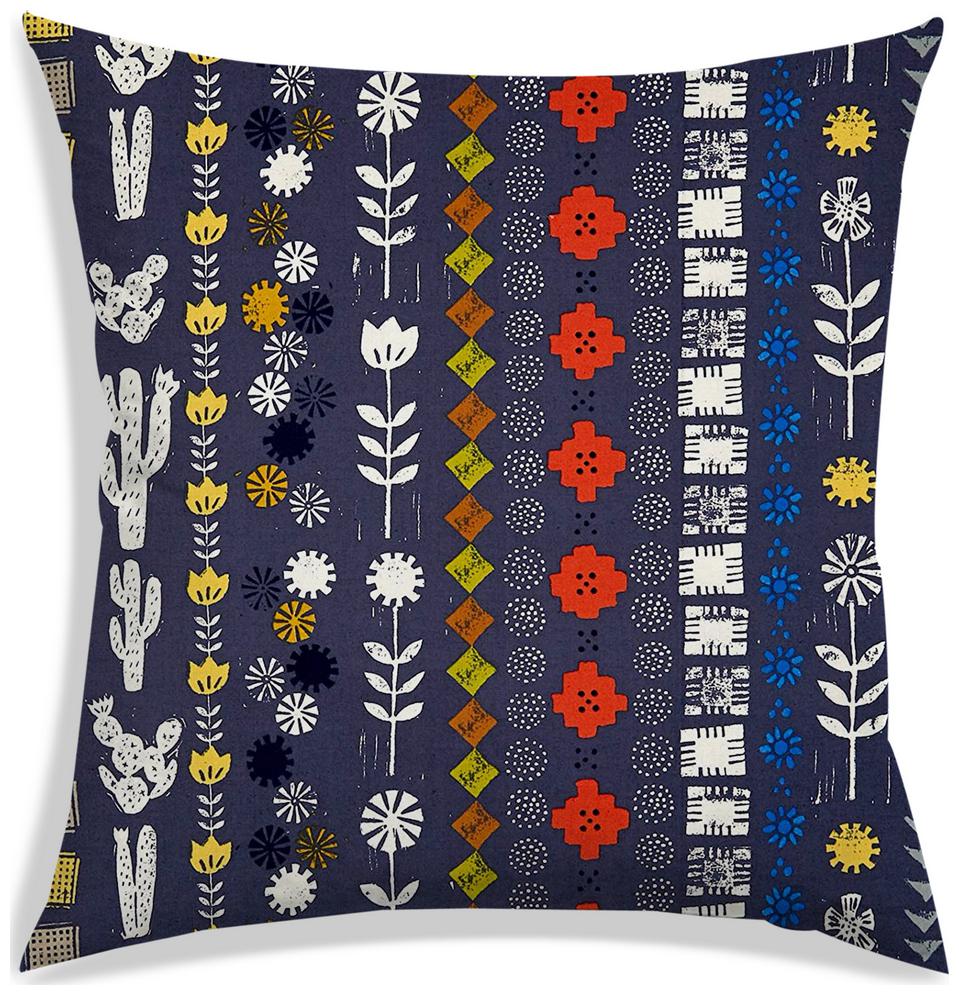 

RADANYA Floral Polyester Grey Cushion Cover ( Extra large Pack of 1 )
