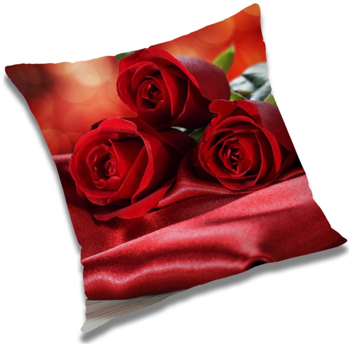 

RADANYA Floral Cushion Cover with Filler Set 16x16 inch