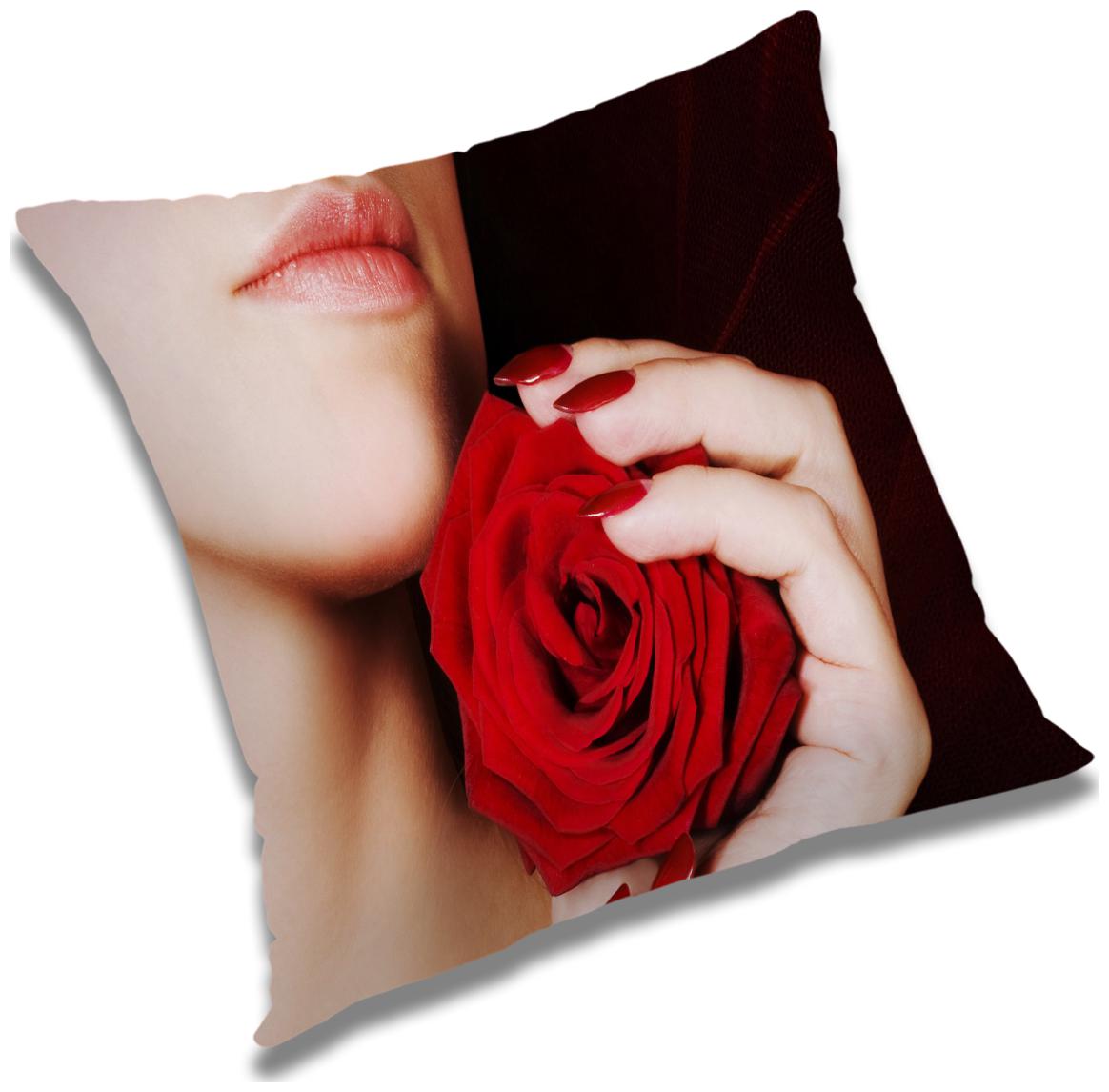 

RADANYA Floral Cushion Cover 16x16 inch
