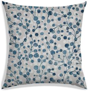 RADANYA Floral Polyester Off-white Cushion Cover ( Large , Pack of 1 )