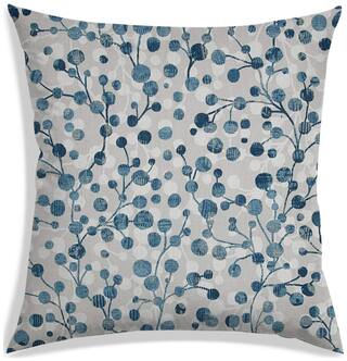 RADANYA Floral Polyester Off-white Cushion Cover ( Large , Pack of 1 )