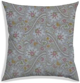 RADANYA Floral Polyester Grey Cushion Cover ( Small , Pack of 1 )