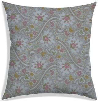 RADANYA Floral Polyester Grey Cushion Cover ( Small , Pack of 1 )