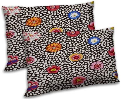 RADANYA Floral Printed Accent Cusion Set of 2 - 12x18 inch