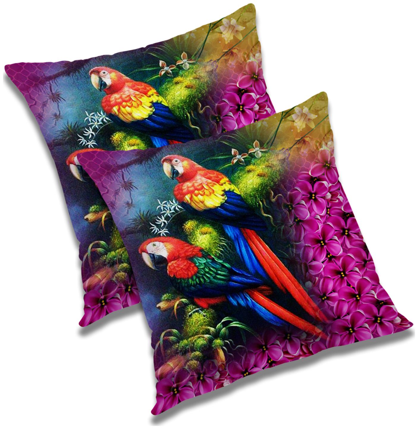 

RADANYA Floral Cushion Cover with Filler 20x20 inch