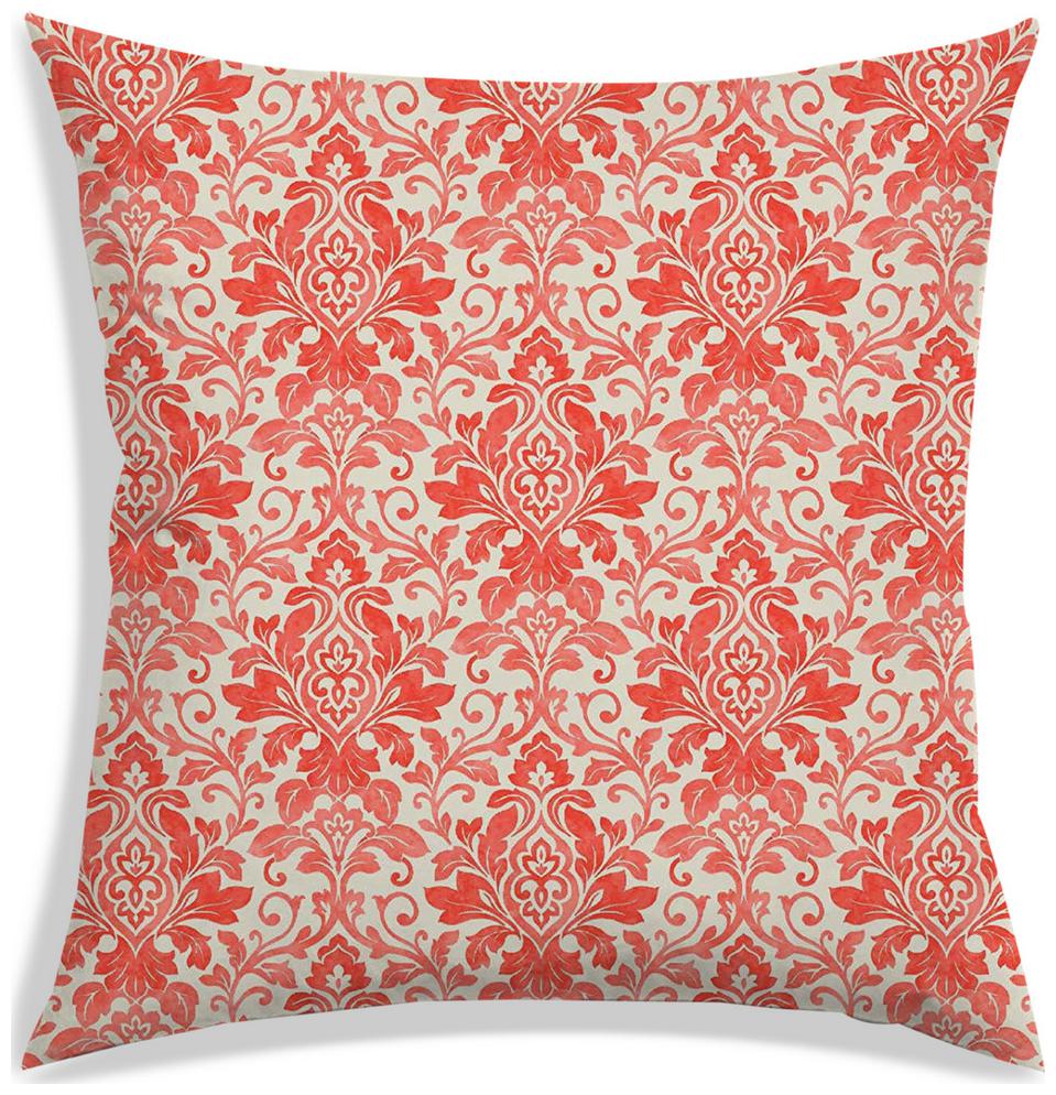 

RADANYA Floral Polyester White Cushion Cover ( Regular Pack of 1 )