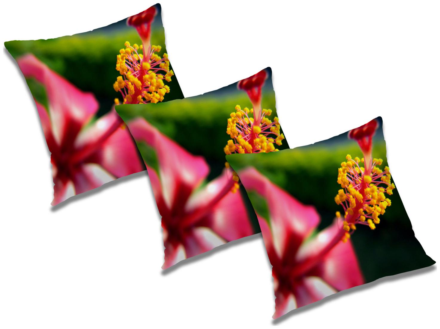 

RADANYA Floral Cushion Cover with Filler (Set of 3) 12x12 inch