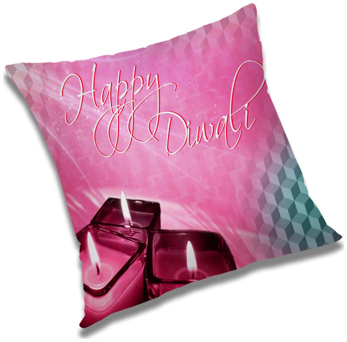 

RADANYA Printed Polyester Pink Cushion Cover ( Regular Pack of 1 )