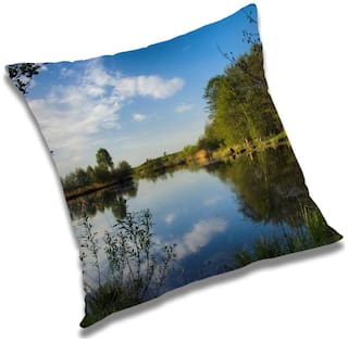RADANYA Natural Cushion Cover 12x12 inch