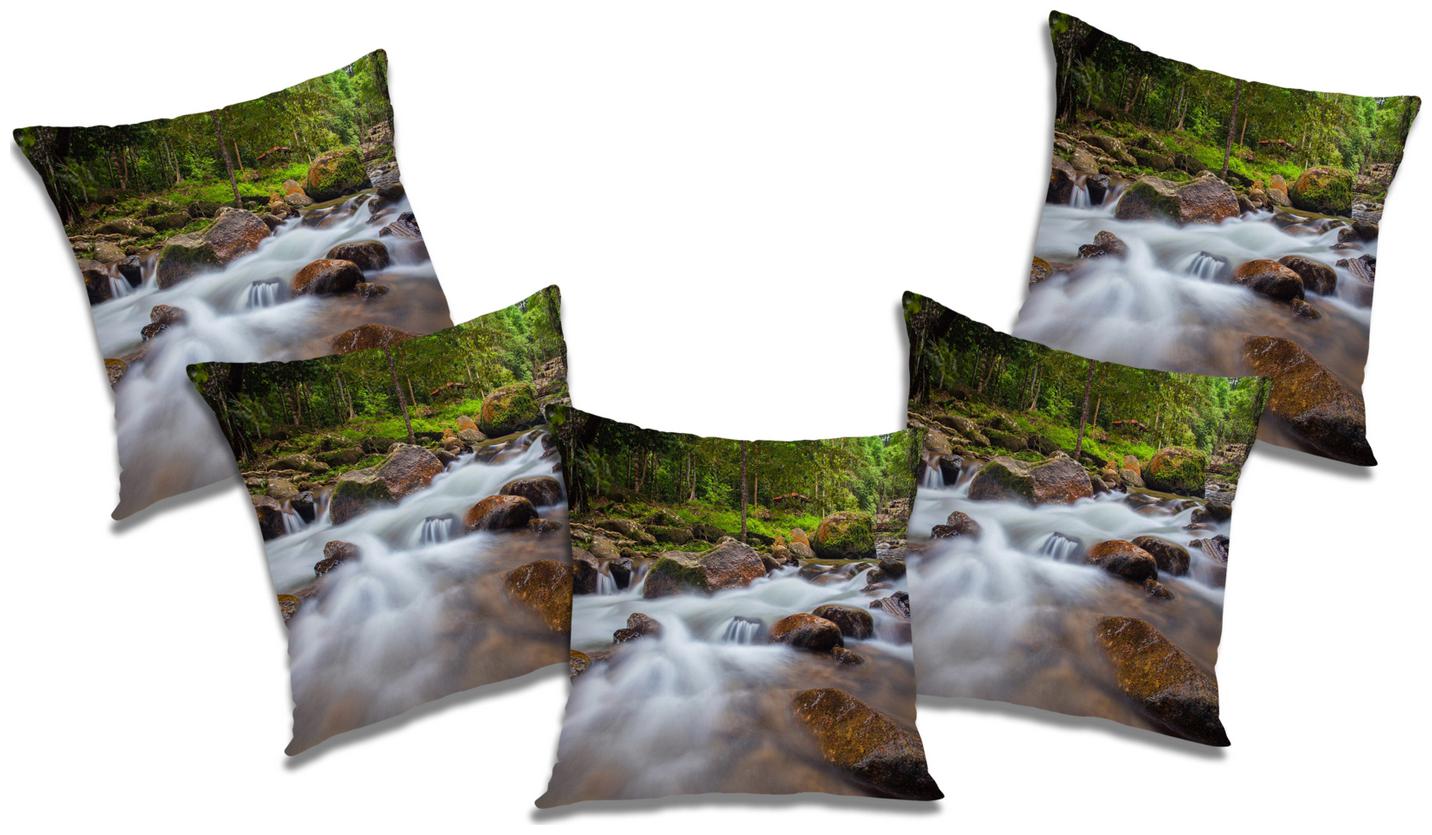 

RADANYA Natural Cushion Cover (Set of 5) 12X12 inch