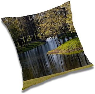 RADANYA Natural Cushion Cover 12x12 inch
