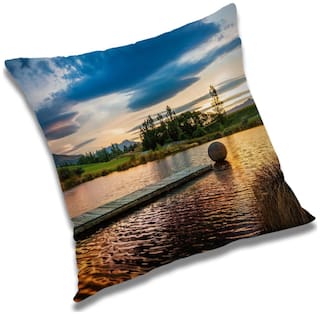 RADANYA Natural Cushion Cover 24x24 inch