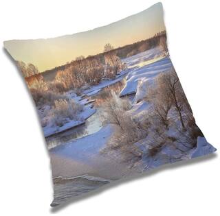 RADANYA Natural Cushion Cover 18x18 inch