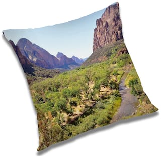 RADANYA Natural Cushion Cover 24x24 inch