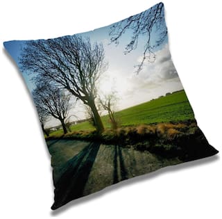 RADANYA Natural Cushion Cover 18x18 inch