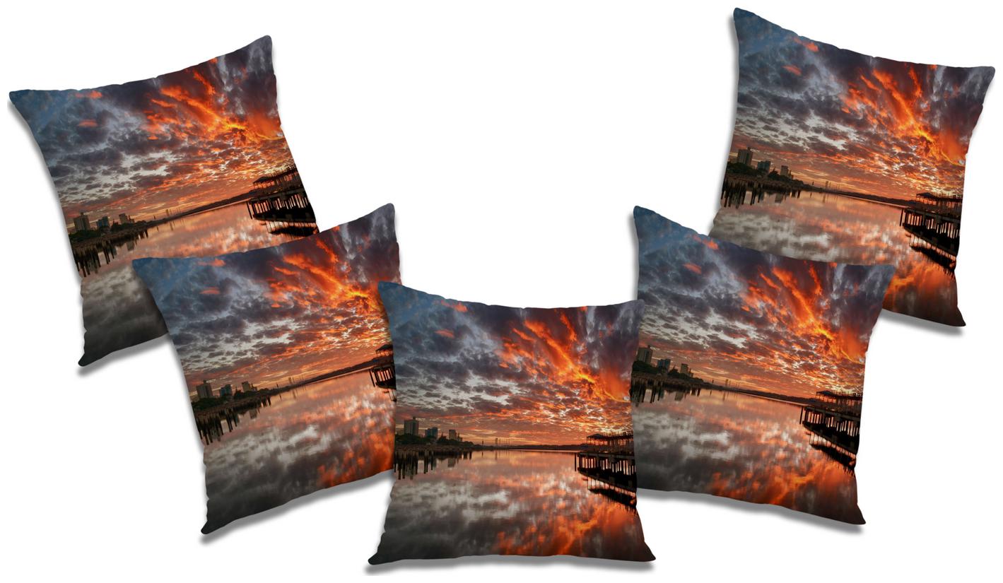 

RADANYA Natural Cushion Cover (Set of 5) 24x24 inch