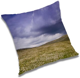 RADANYA Natural Cushion Cover 12x12 inch