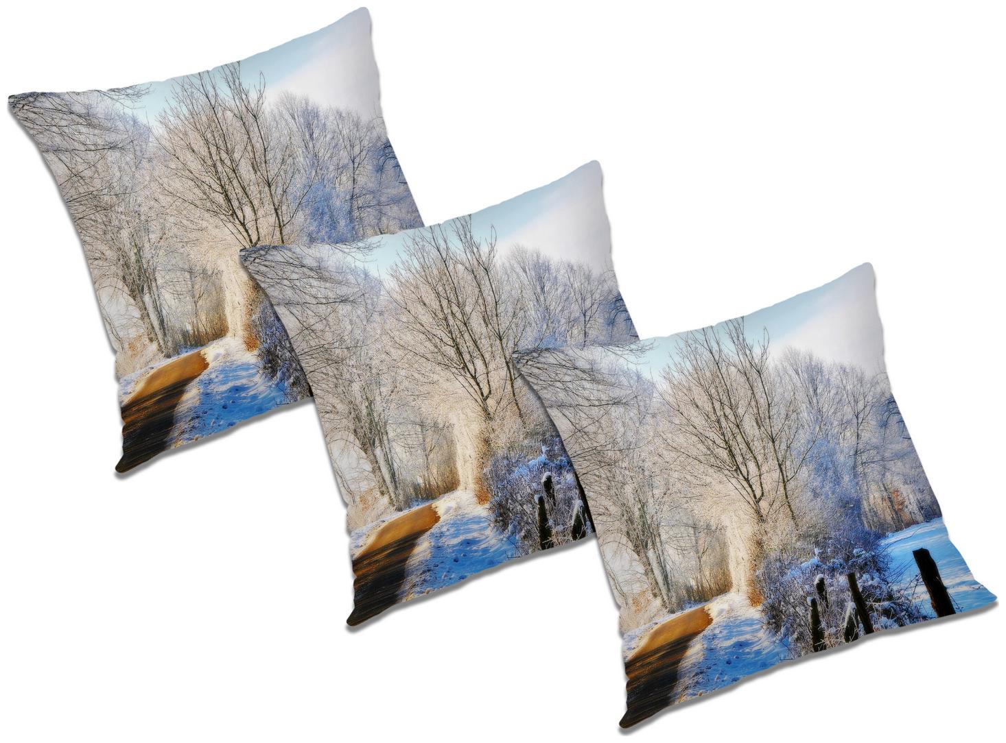 

RADANYA Natural Cushion Cover (Set of 3) 24x24 inch