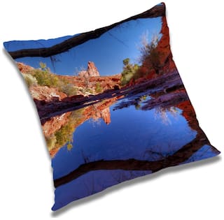 RADANYA Natural Cushion Cover 18x18 inch
