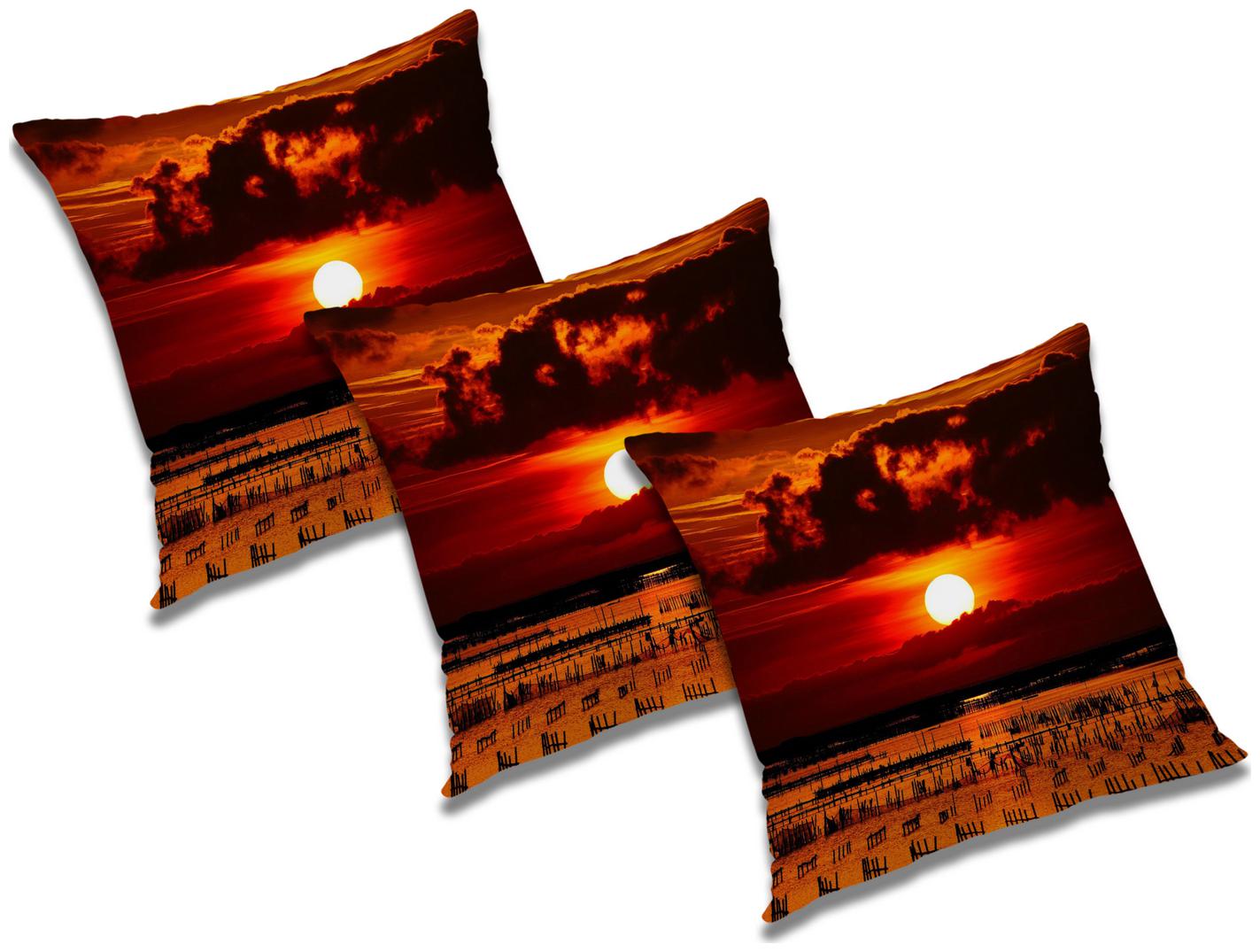

RADANYA Natural Cushion Cover (Set of 3) 18x18 inch