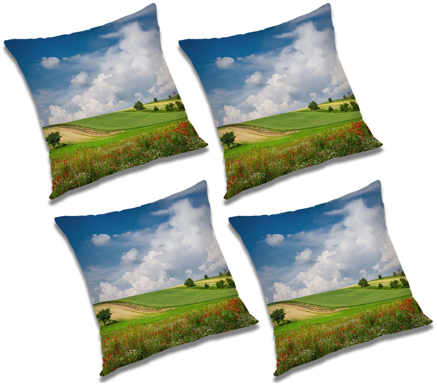 

RADANYA Natural Cushion Cover (Set of 4) 16x16 inch