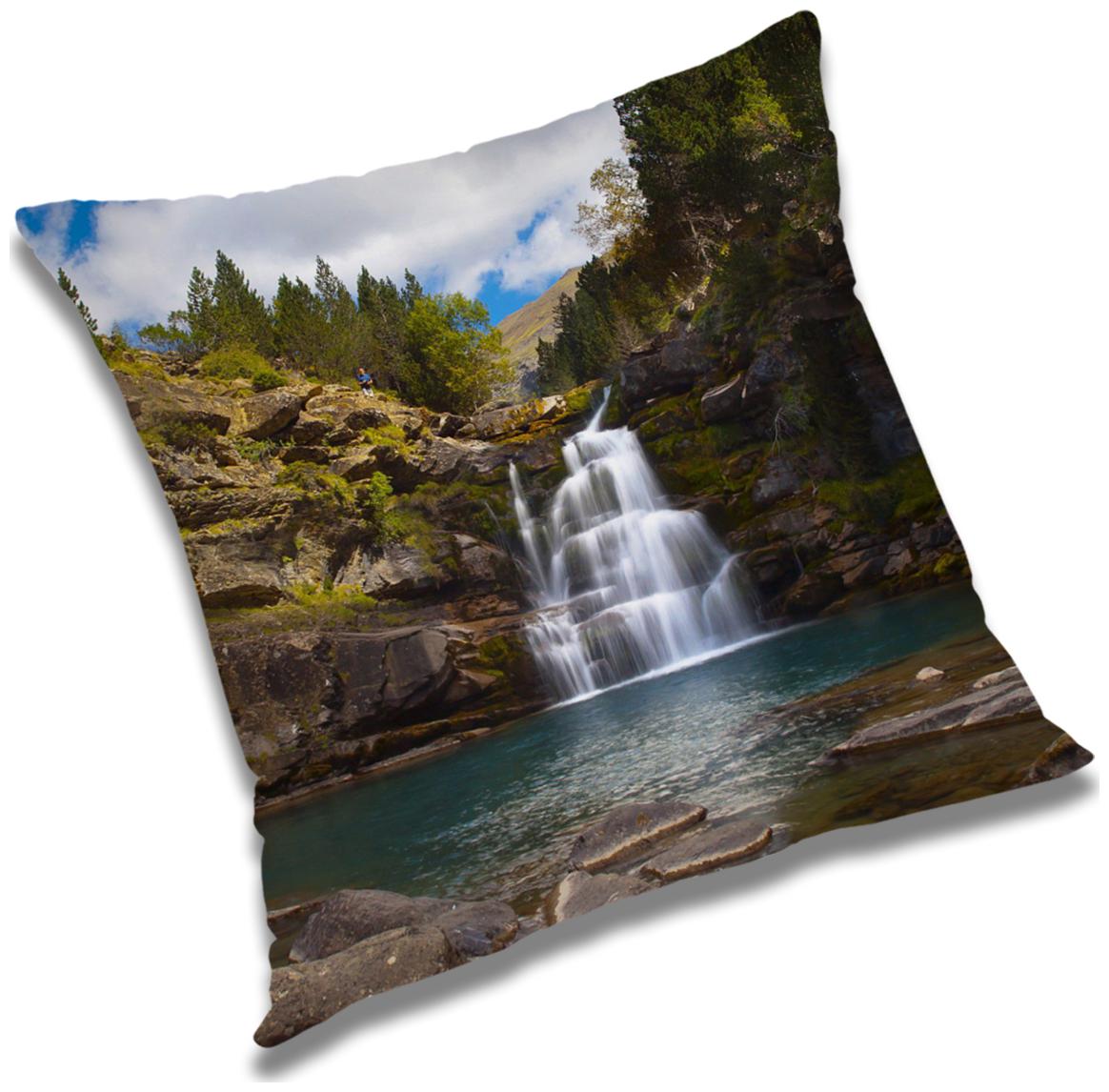 

RADANYA Printed Polyester Green Cushion Cover ( Large Pack of 1 )