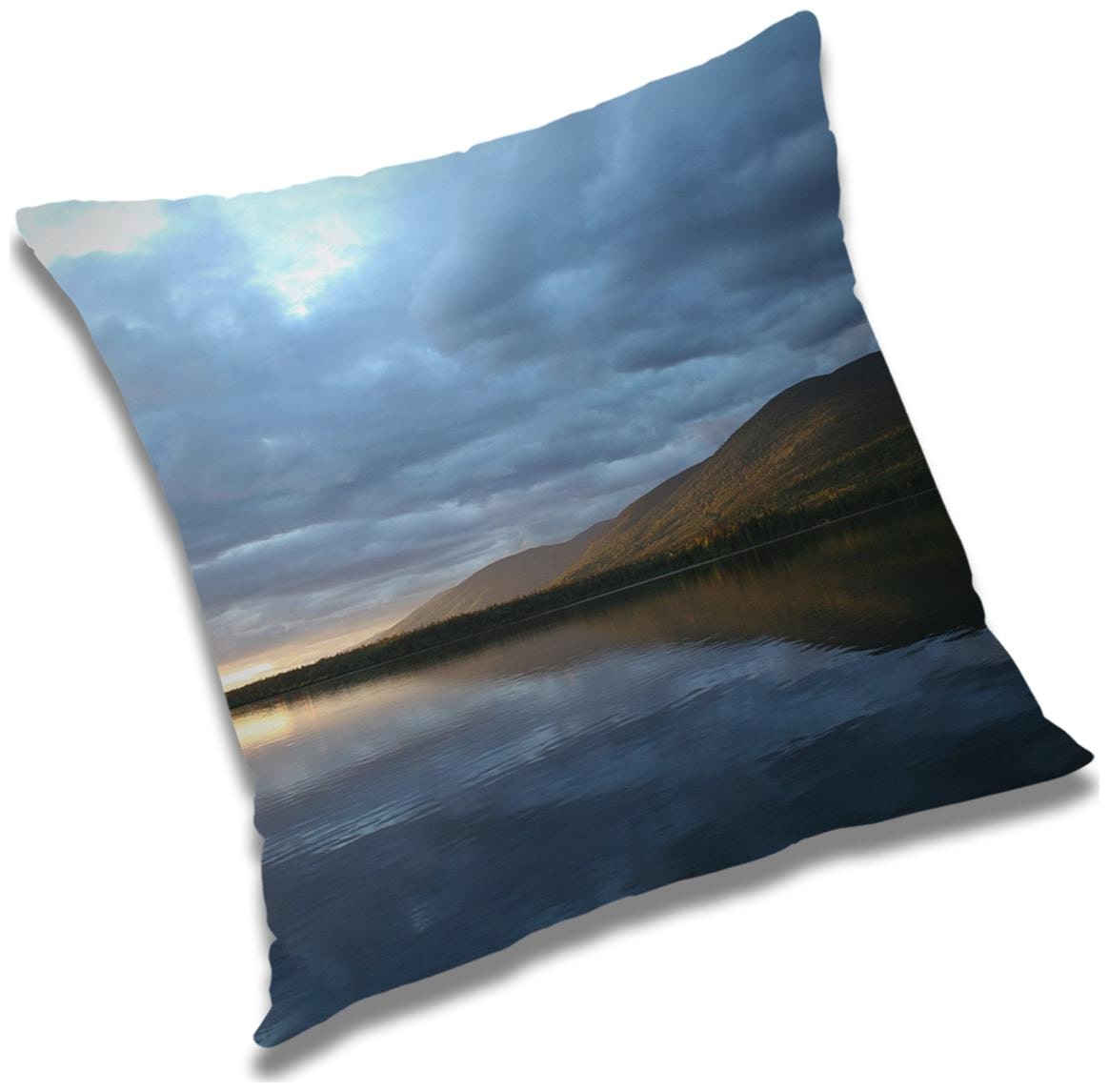 

RADANYA Printed Polyester Blue Cushion Cover ( Regular Pack of 1 )