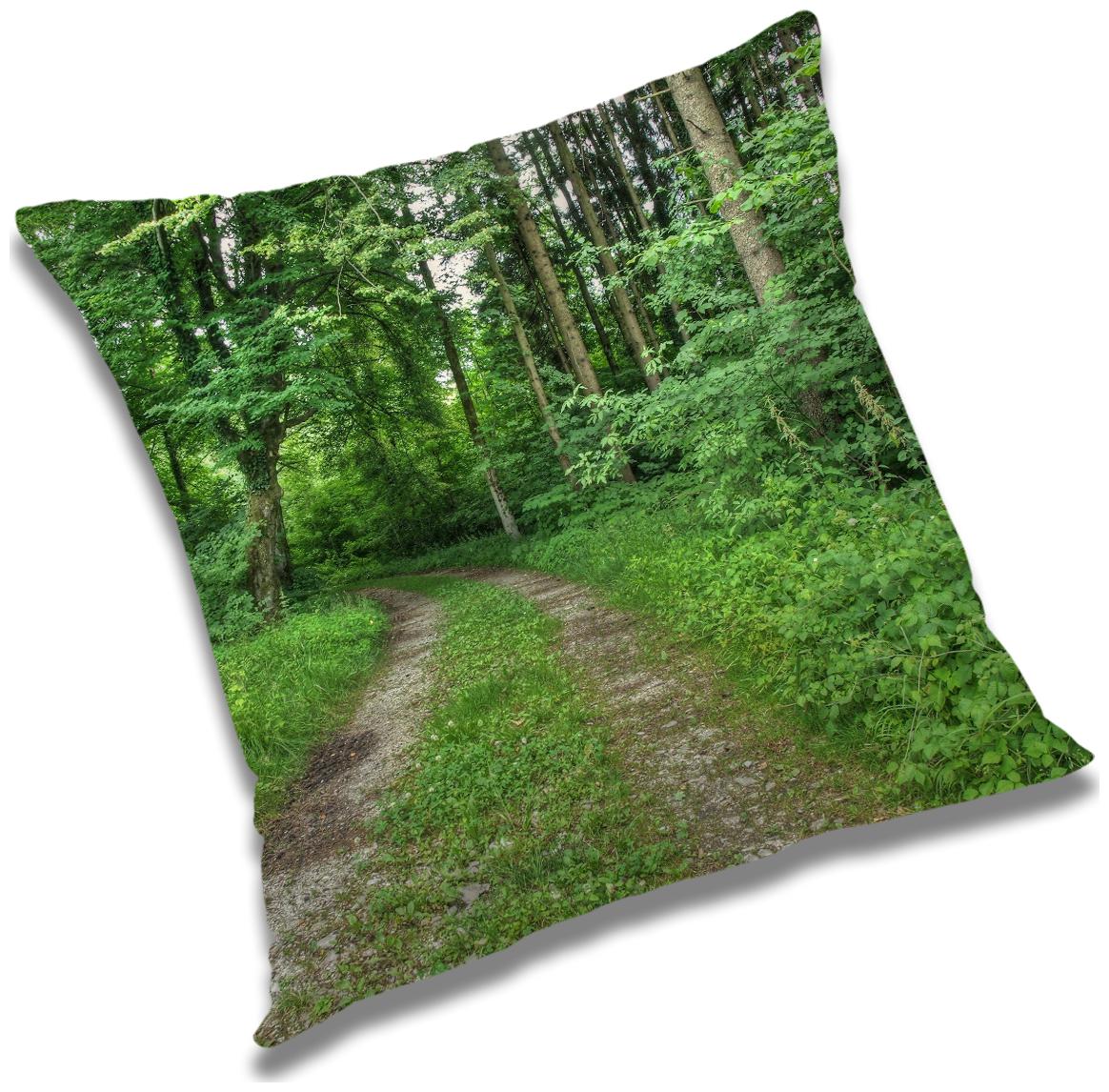 

RADANYA Printed Polyester Green Cushion Cover ( Extra large Pack of 1 )