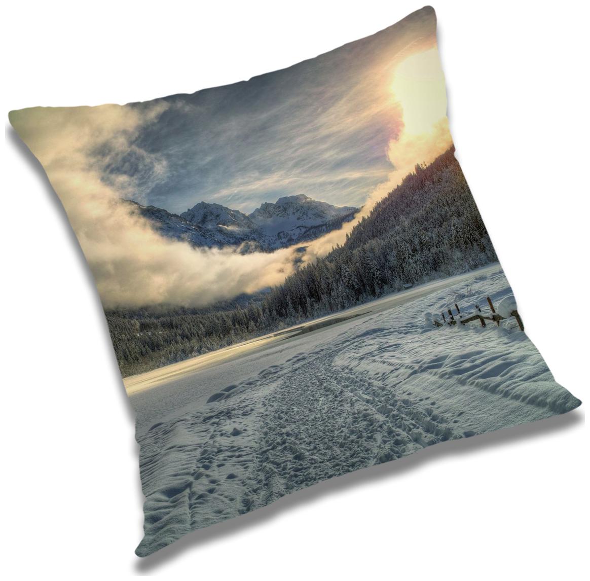 

RADANYA Printed Polyester Blue Cushion Cover ( Large Pack of 1 )