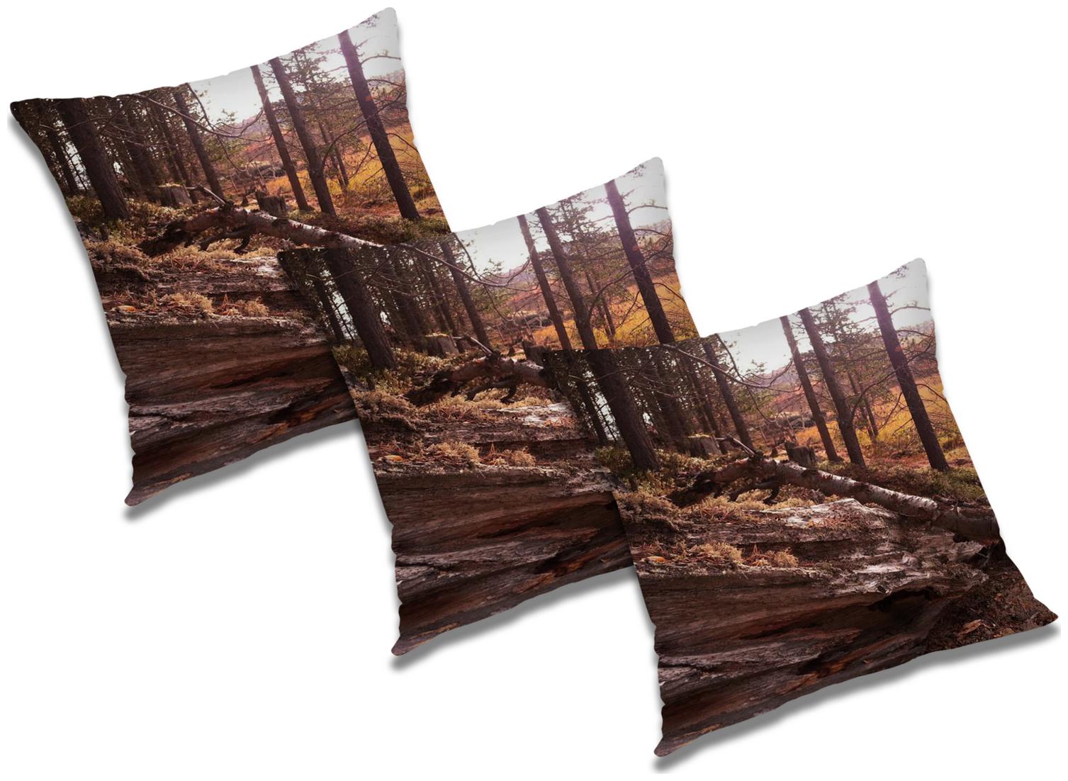 

RADANYA Natural Cushion Cover (Set of 3) 18x18 inch