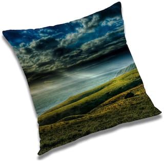 RADANYA Natural Cushion Cover 12x12 inch