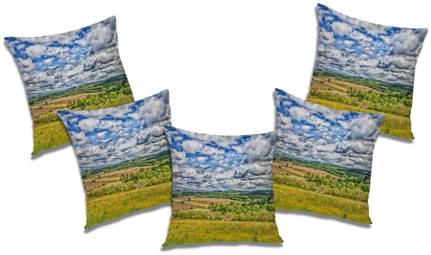 

RADANYA Natural Cushion Cover (Set of 5) 16x16 inch