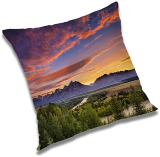 RADANYA Natural Cushion Cover 16x16 inch