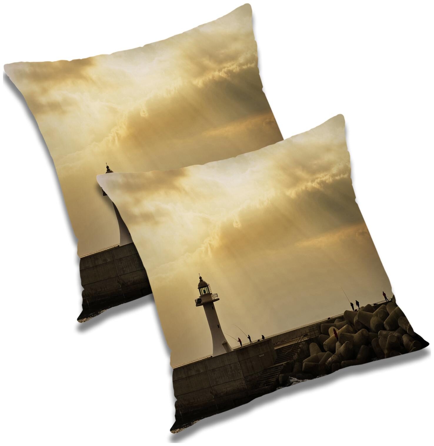 

RADANYA Natural Cushion Cover 18x18 inch