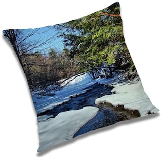 RADANYA Natural Cushion Cover 24x24 inch