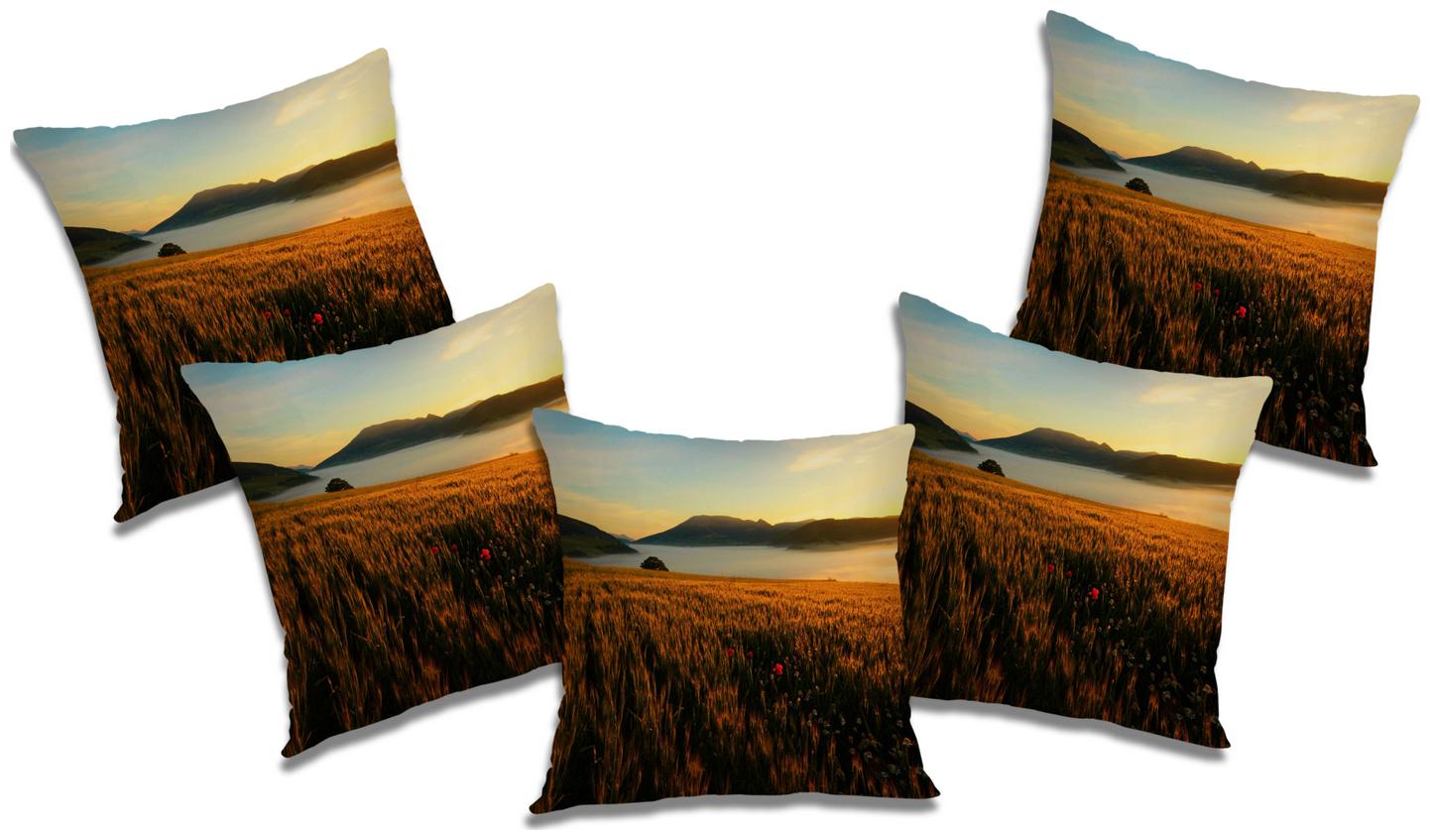 

RADANYA Natural Cushion Cover (Set of 5) 16x16 inch