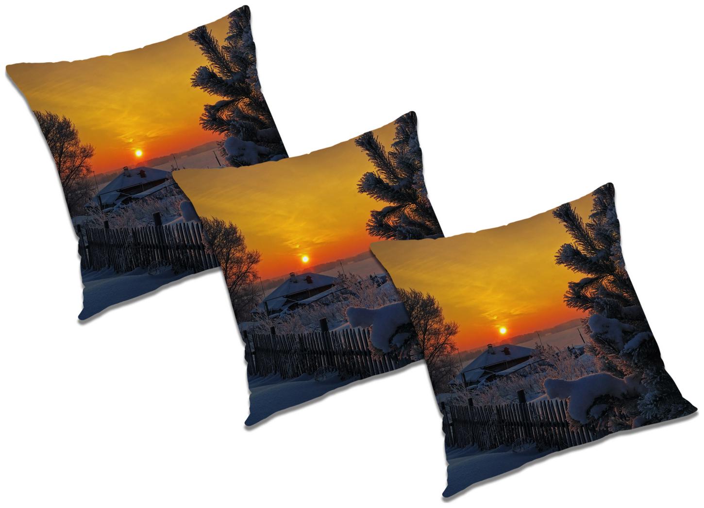 

RADANYA Natural Cushion Cover (Set of 3) 12x12 inch