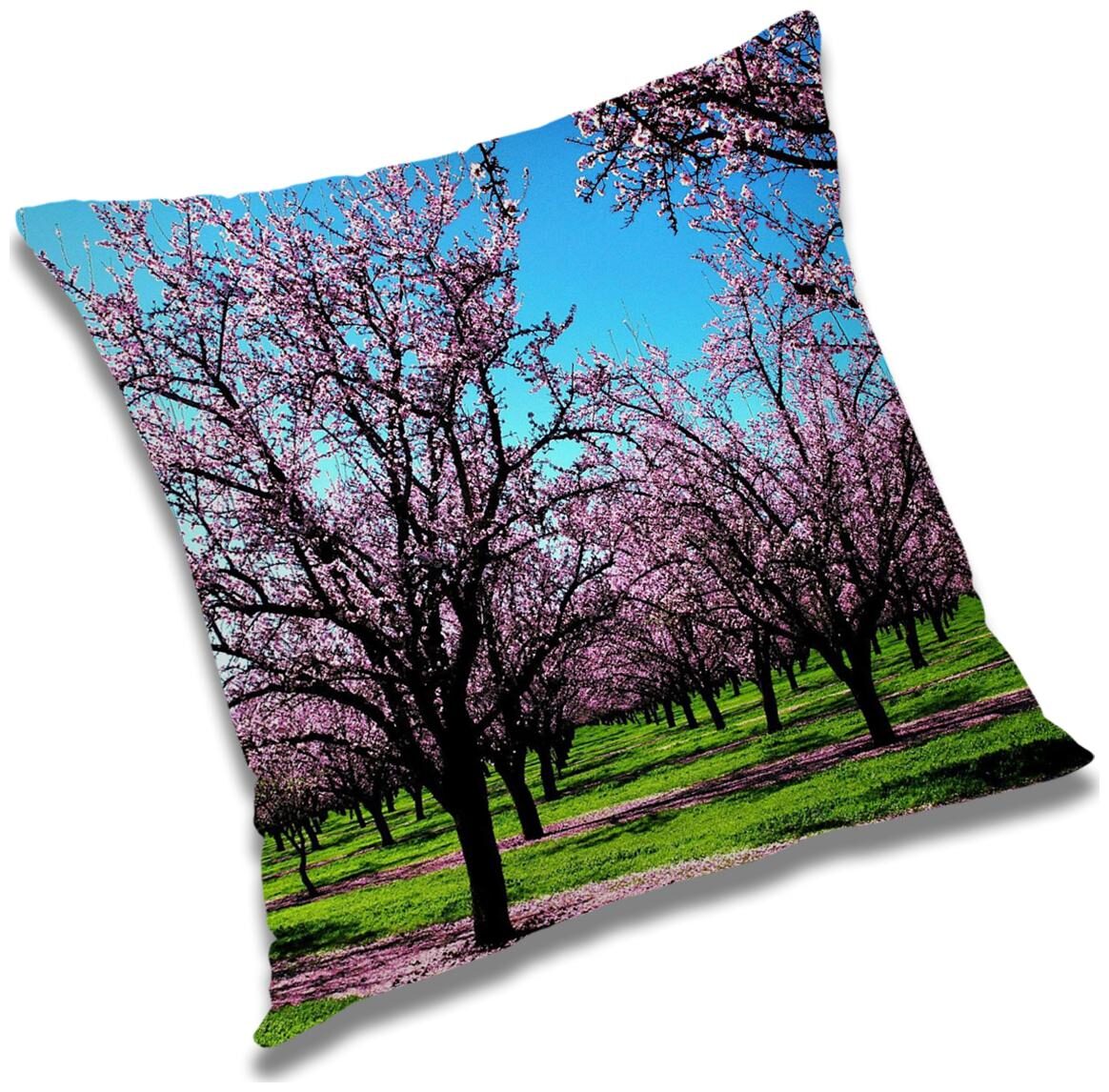 

RADANYA Printed Polyester Blue Cushion Cover ( Extra large Pack of 1 )