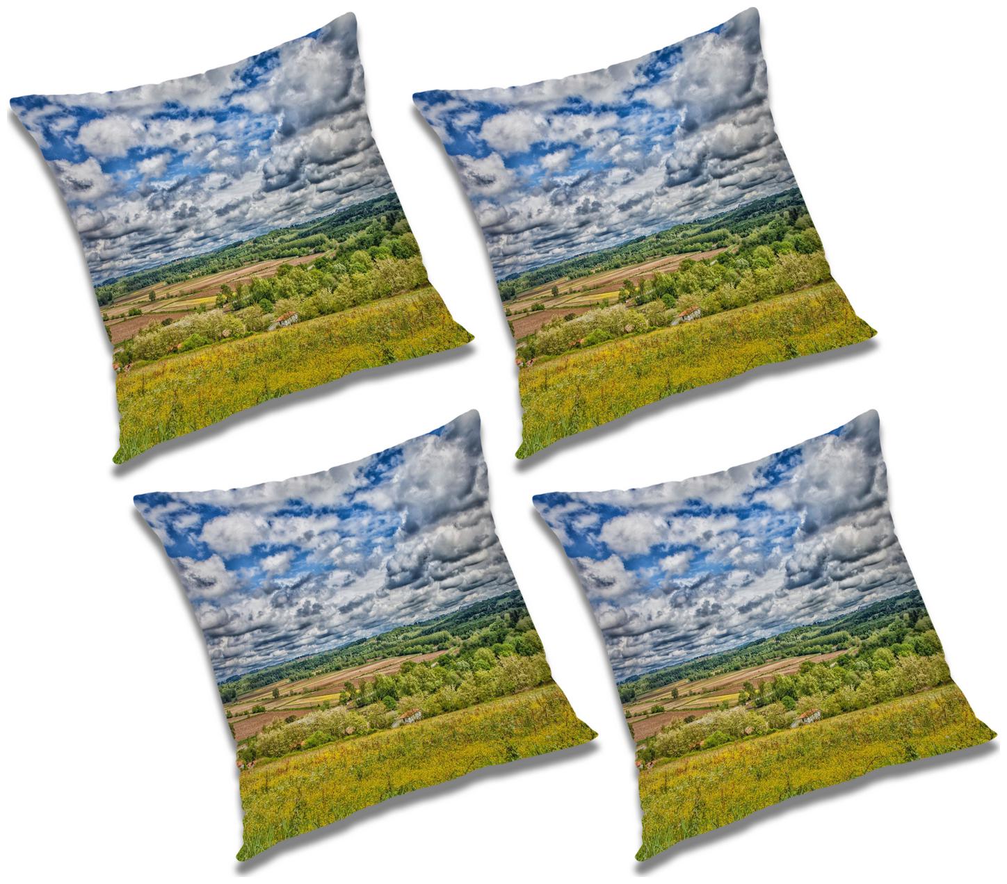 

RADANYA Natural Cushion Cover (Set of 4) 16x16 inch