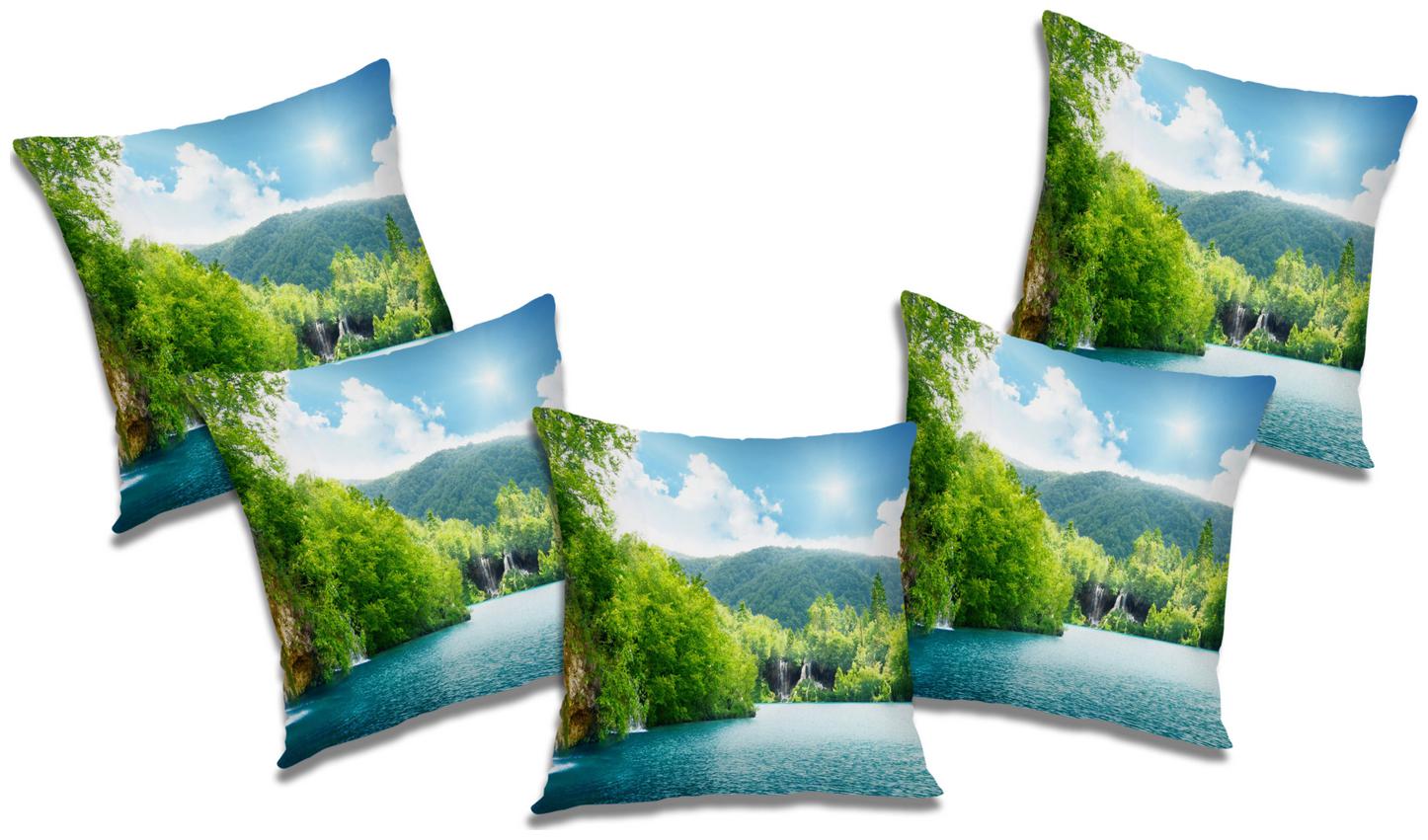 

RADANYA Natural Cushion Cover (Set of 5) 12x12 inch