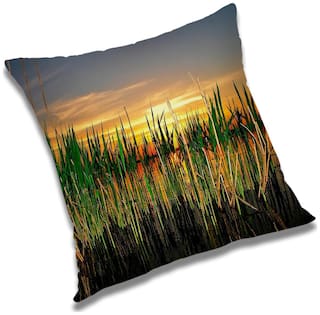 RADANYA Natural Cushion Cover 16x16 inch