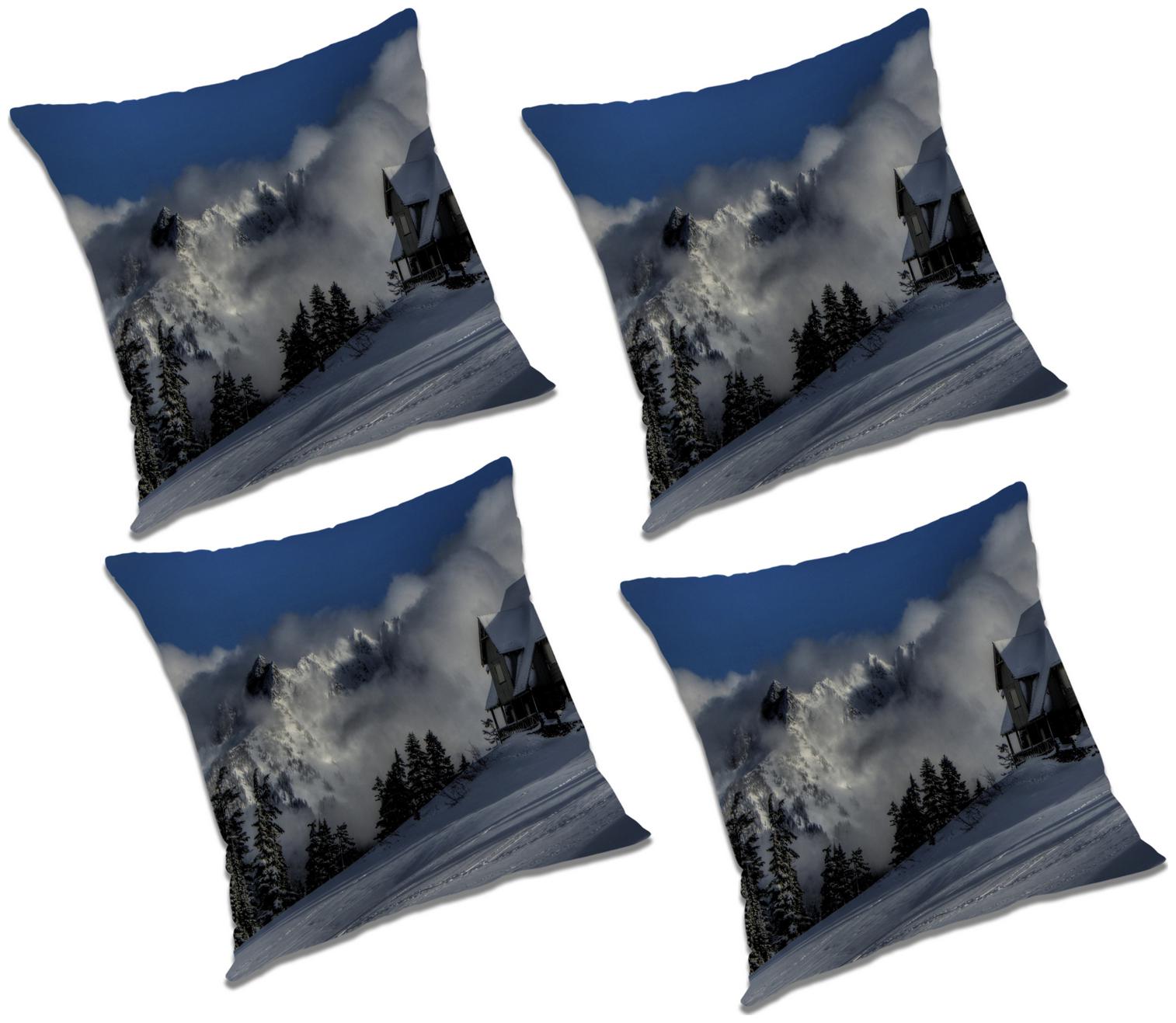 

RADANYA Natural Cushion Cover (Set of 4) 12x12 inch