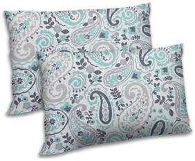 RADANYA Polyester Printed Pillow Covers ( Pack of 2 , Off-White )