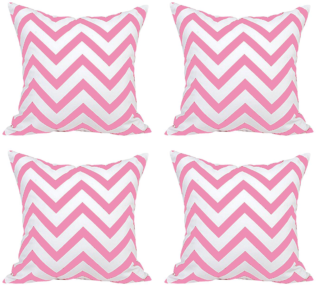 

RADANYA Polyester Square 24x24 inch Cushion Cover Pillow Case Home Decor Filler Included Set of 4