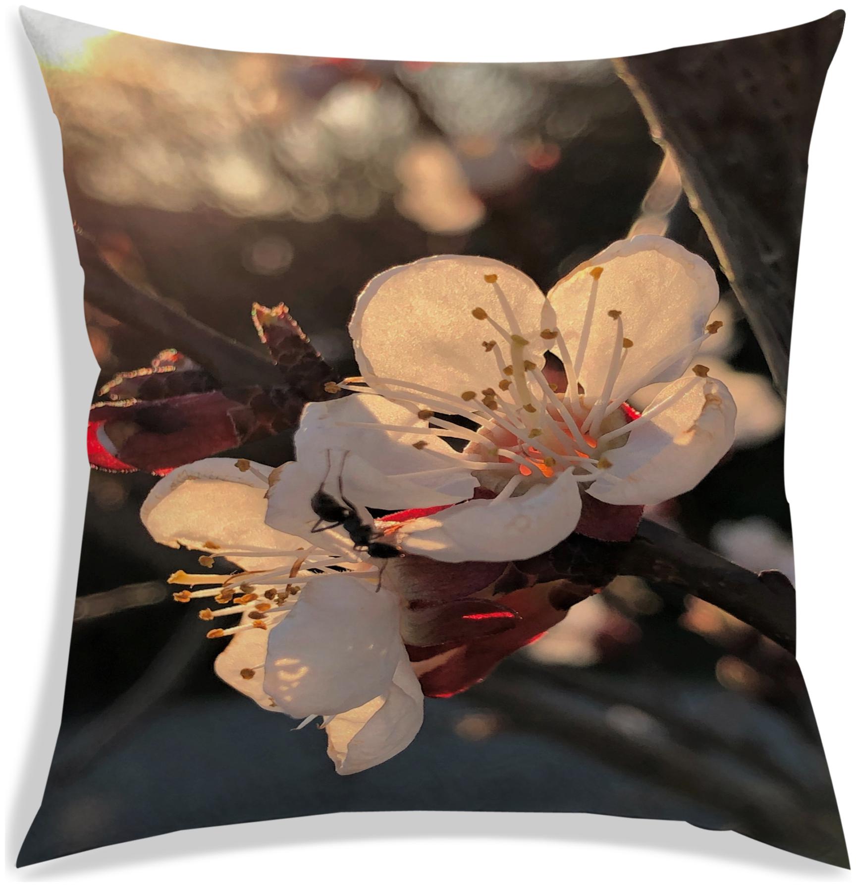 

RADANYA Polyester Floral Printed Cushion Cover For Living Room Bedroom-18x18 inch-Multicolor-With one Pc Filler
