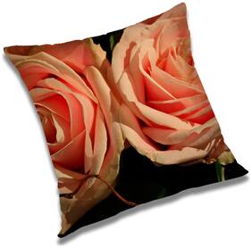 RADANYA Printed Cushion Cover with Filler Set 16x16 inch